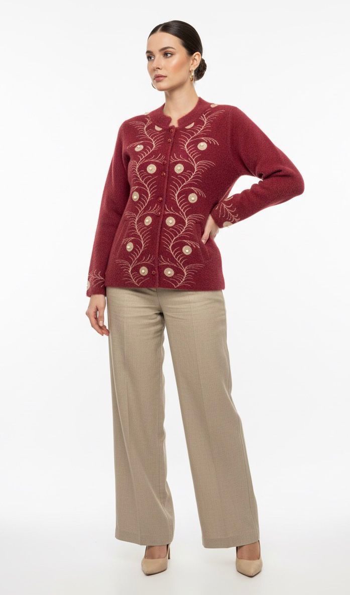 Embroidered Crimson
